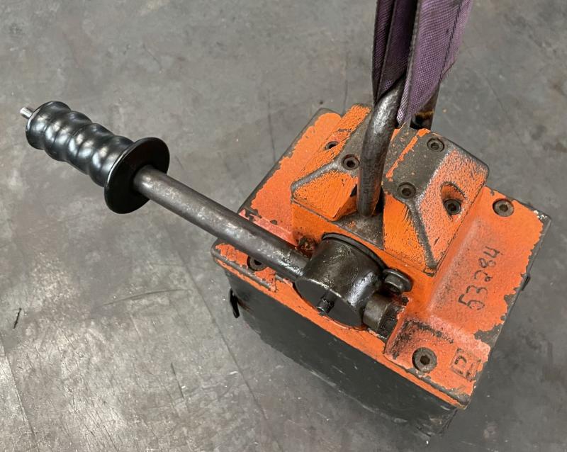 Lasthebemagnet, Kranmagnet, Hebemagnet, mech. schaltbarer Hubmagnet, mechanischer Lastmagnet