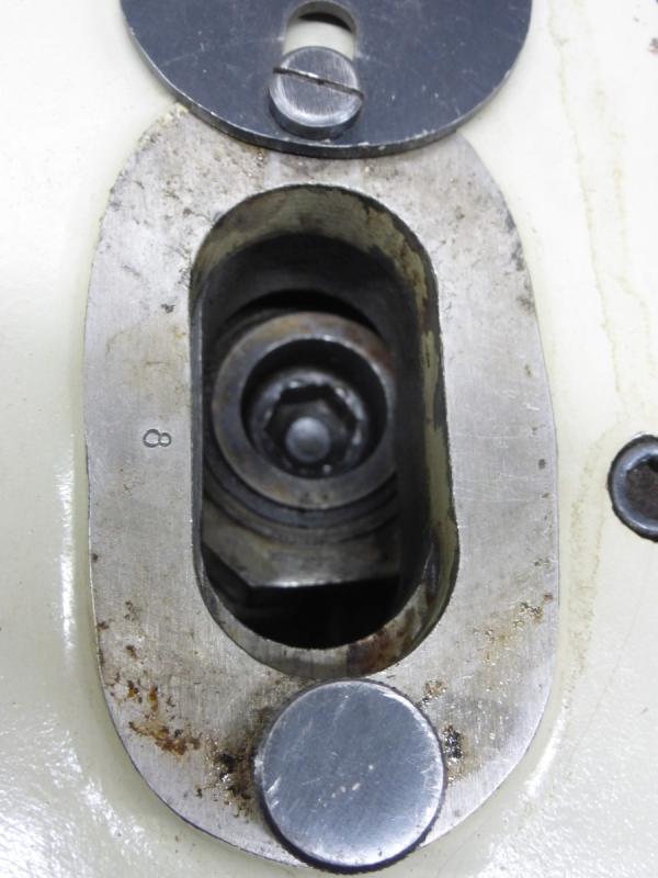 Nutenstoßkopf für Fräsmaschine CCCP / UDSSR, Montage an Stelle vom Vertikalfräskopf, Fräskopf