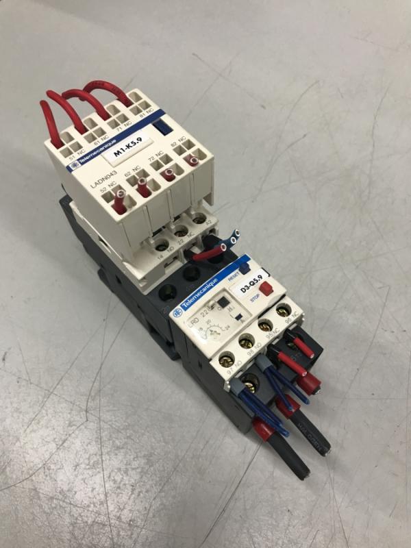 Leistungsschütz, Lastschütz, Luftschütz, Schütz, Leistungsschalter, Motorschütz mit Motorschutzrelais 16 - 24 A