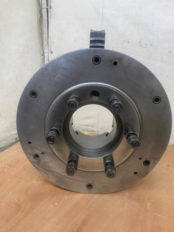 3-Backen Planspiral-Drehfutter Ø 500 mm, mit Kurzkegel DIN 55027 Gr. 11  + 6 Backensätze