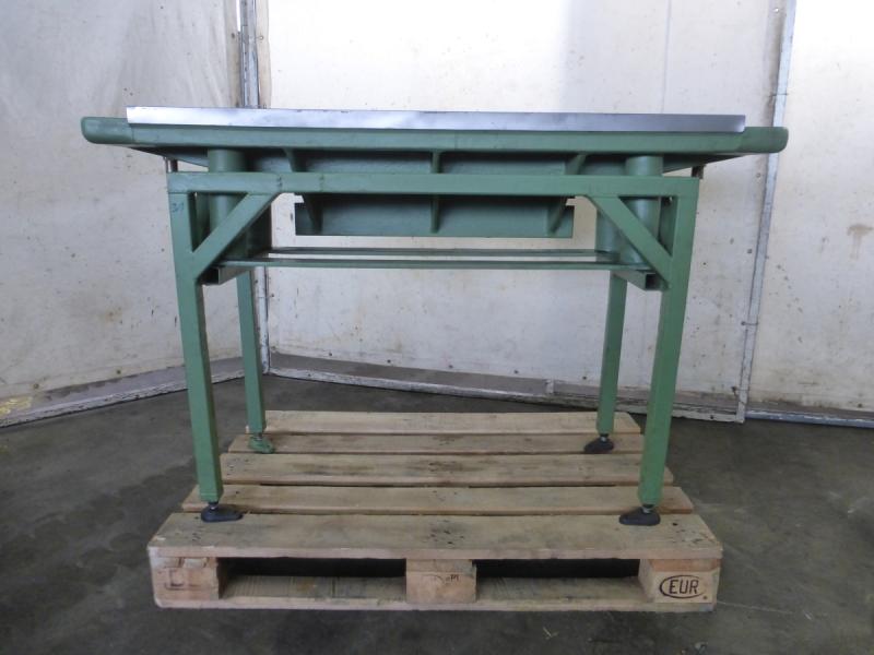 Aufspannplatte, Maschinentisch mit Metallunterbau Aufspanntisch Aufspannplatte, Maschinentisch mit Metallunterbau Aufspanntisch