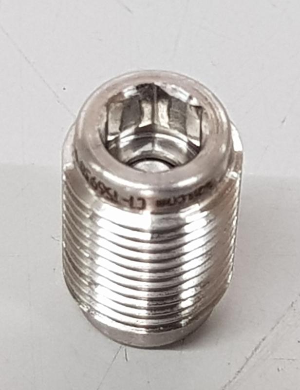 Einschraubventil, Rückschlagventil, Edelstahl G1/8" + Adaptergehäuse