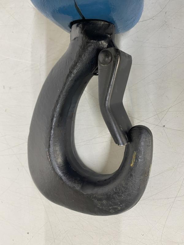 Kranhaken, Hubflasche, Unterflasche für Kettenzug, Lasthaken, 2-strängig