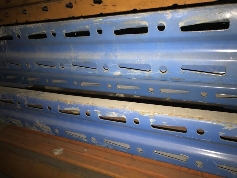 Schwerlast Palettenregal für 12 Palettenplätze, Palettenregal