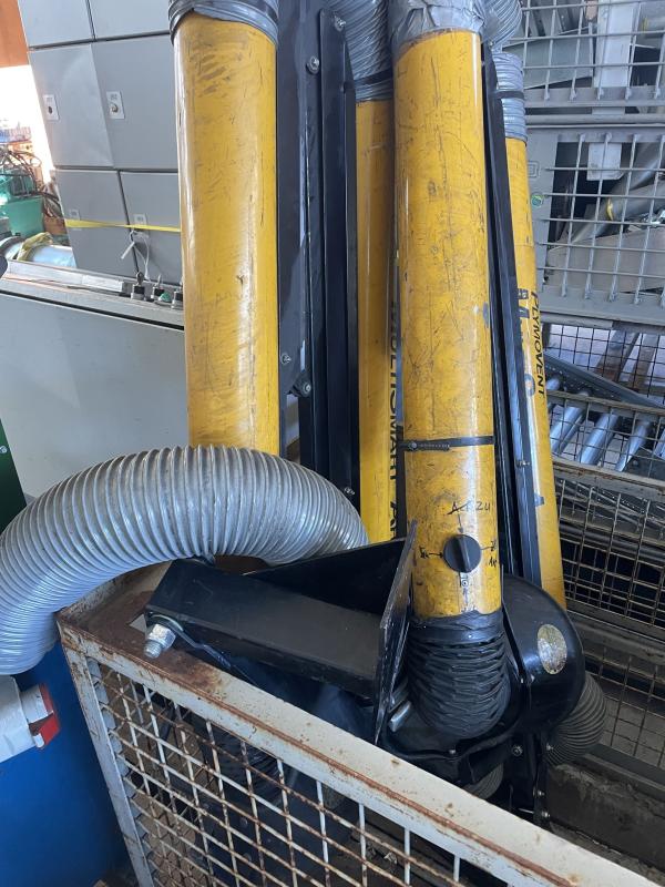 Gelenkarm für Schweißrauchabsaugung, Wandschwenkarm