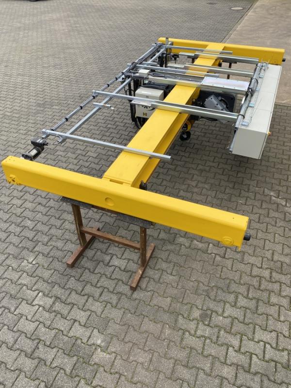 Einträger-Brückenkran mit Hubwerk, Kranbrücke 5 Tonnen, Spurweite 4650 mm