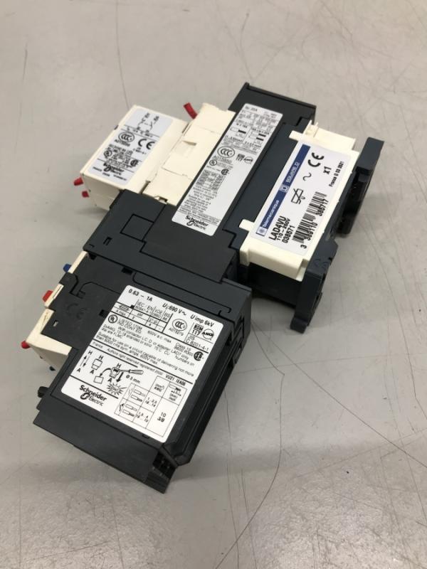 Leistungsschütz, Lastschütz, Luftschütz, Schütz, Leistungsschalter, Motorschütz mit Motorschutzrelais 0,63 - 1 A