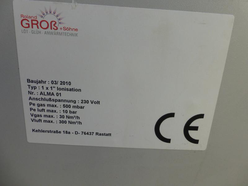 Flammerwärmungsgerät, Ringbrenner zum Erwärmen mit Ringdüsen, 10 Stück von Ø 310 mm bis Ø 990 mm