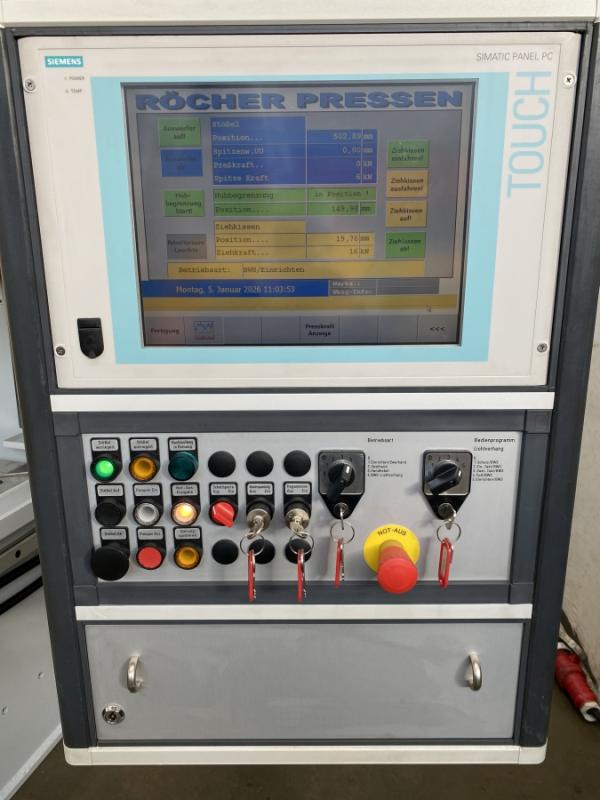 Einständer - Hydraulikpresse mit Ziehkissen