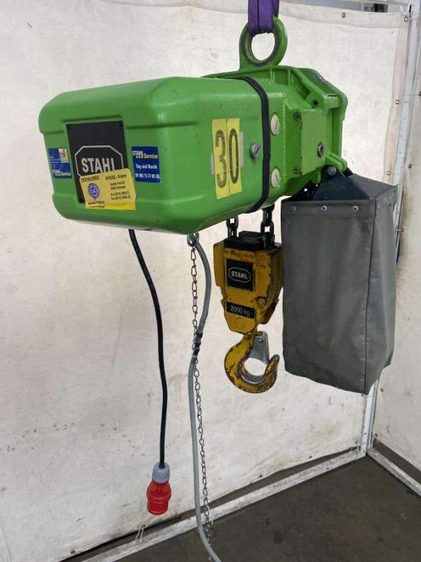 E-Kettenzug, Elektro Hubwerk, Kran 2000 kg