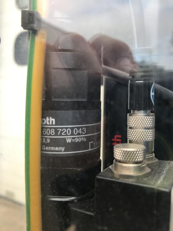 Elektro Dual-Schraubereinheit mit automatischem Vorschub pneumatik Doppelhub, an Handlinggerät