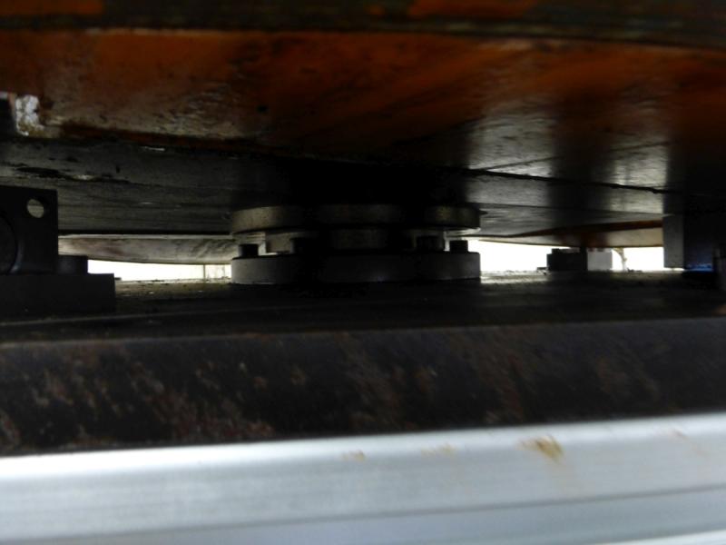 Wendetisch 180° Rasttisch, Drehtisch mit Unterbau aus Aluminium Systemprofil 