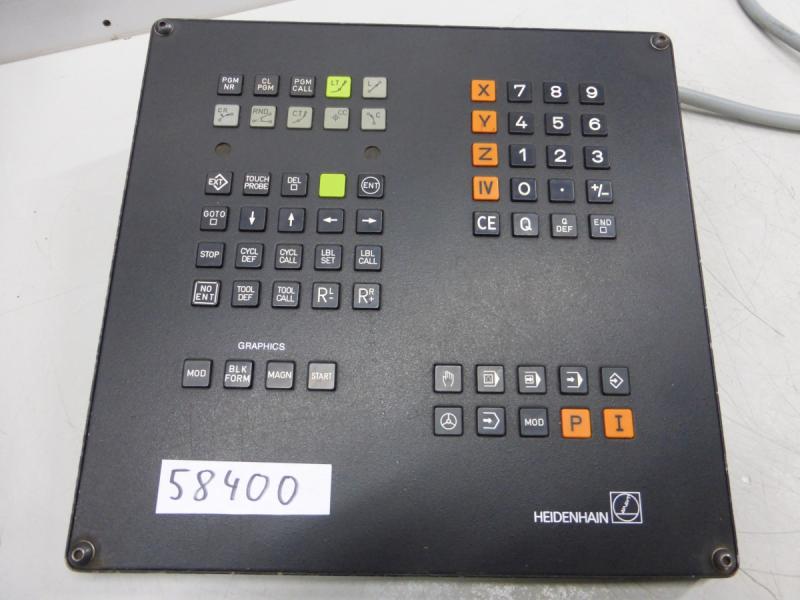 Tastatur, Bedienfeld, Bedienpult, Maschinensteuertafel für TNC 355 / 360 Typ TE 355, Schulungstastatur ohne Potis und ohne grüne Taste für Zyklus Start