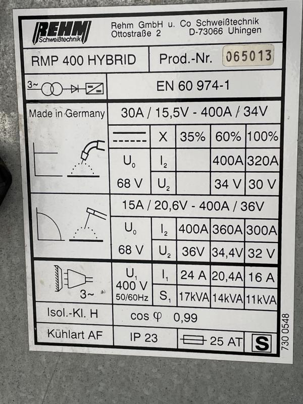 MIG / MAG Impuls Schutzgasschweißgerät, Schweißgerät