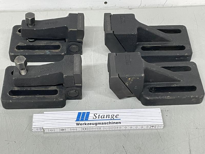 4 Stück Spannelemente, Niederzugspanner, Stabilspannbacken, Spannpratze