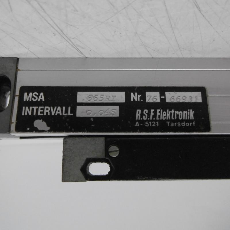 Glasmaßstab, inkrementales Längenmesssystem, Linear Scale, Maßstab mit Glaslineal für Positionsanzeige