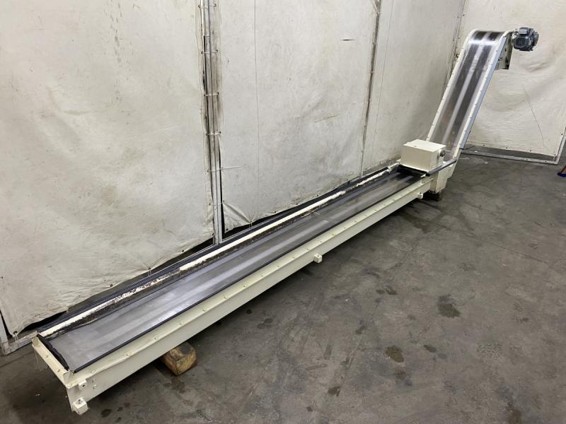 Rutschband Magnetförderer, Magnetrutschförderer, Z-Förderer Gleitbandanlage, Magnetbandförder