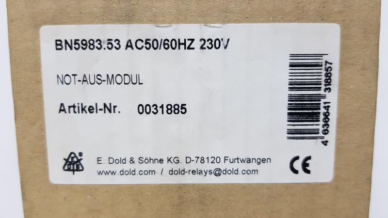 Not-Aus Relais, Sicherheitsschaltgerät, Sicherheitsrelais, Safety Relay, Notaus