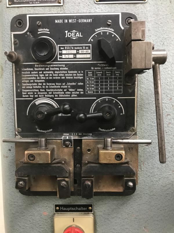 Vertikal Bandsäge, Bandsägemaschine