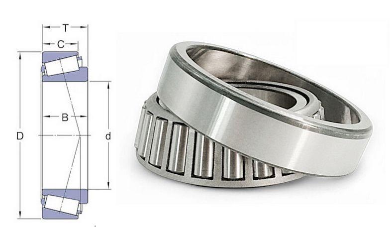 Kegelrollenlager 32224 J2, Wälzlager -- 120-215-61,5