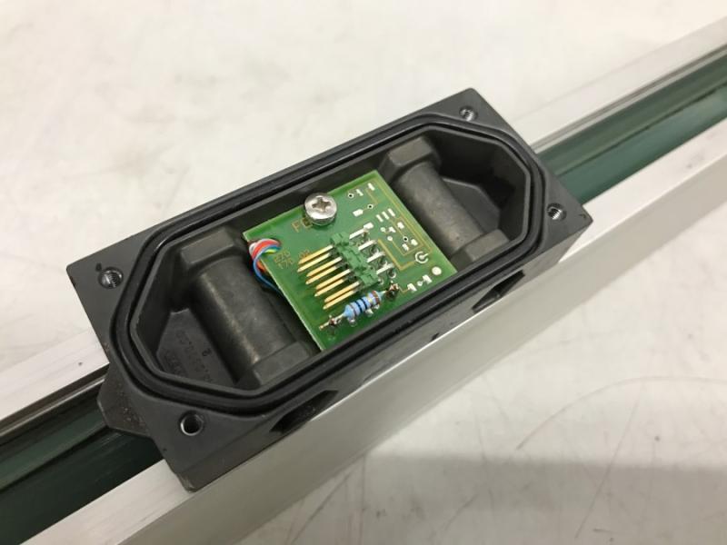 Glasmaßstab, inkrementales Längenmesssystem, Linear Scale, Maßstab mit Glaslineal für Positionsanzeige