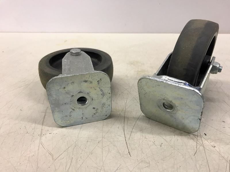 4 Stück Bockrollen für Transportroller (keine Lenkrollen)