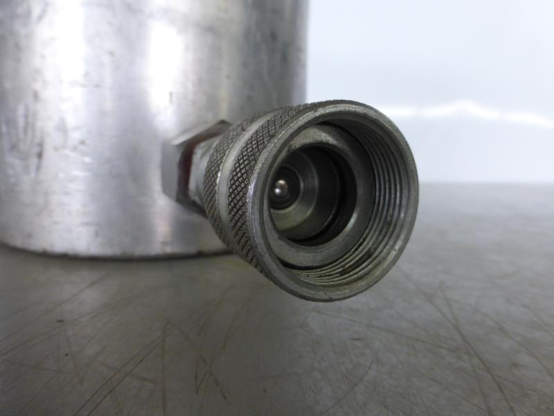 Einfachwirkender Leichtmetallzylinder mit Federrückzug, Hydraulikstempel, Hydraulikzylinder, Lukaszylinder, Maschinenheber