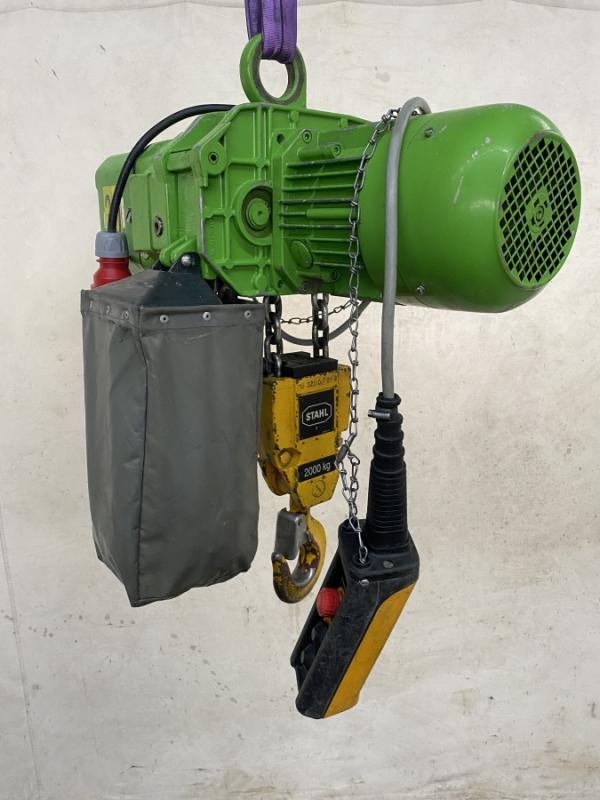 E-Kettenzug, Elektro Hubwerk, Kran 2000 kg