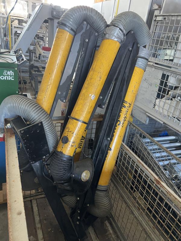 Gelenkarm für Schweißrauchabsaugung, Wandschwenkarm