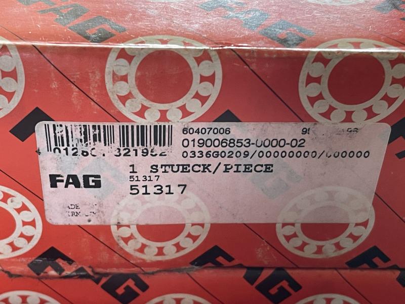 Axiallager, Axial-Rillenkugellager, Axialkugellager, 51317, Wälzlager, Kugellager -- 85-150-49