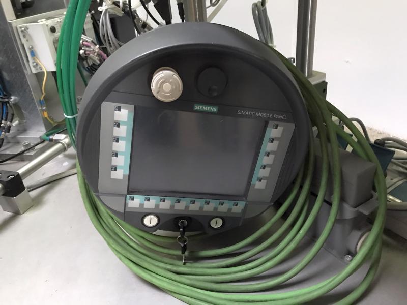 Rundtaktautomat Sondermaschine mit Hydraulikpresse TOX + Rundschalttisch, Rundtakttisch WEISS Rundtaktautomat Sondermaschine mit Hydraulikpresse TOX + Rundschalttisch, Rundtakttisch WEISS