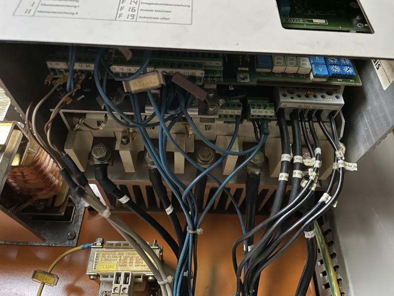 Gleichstrom-Hauptspindelantrieb, Stromrichtergeräte mit digitaler Reglung Simoreg V55, Spindelmodul