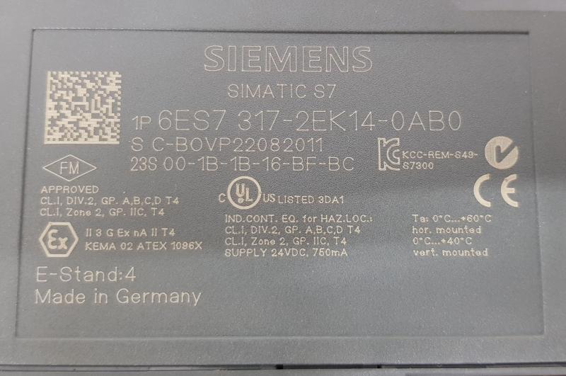 SPS Speicherprogramierbare Steuerung Zentralbaugruppe Profibus und Ethernet (LAN) Anschluss