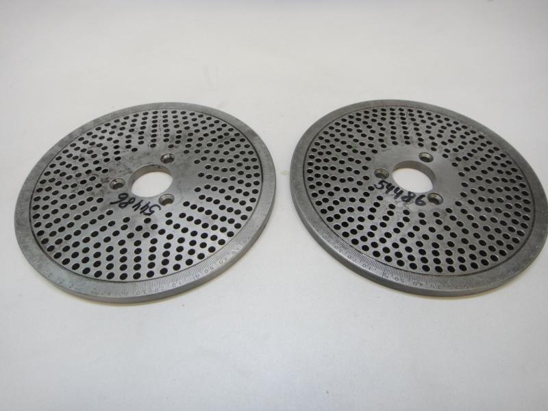 Rundtisch, Rundteiltisch mit Kurbel und Skala zum direkten und indirekten Teilen + Lochscheibe