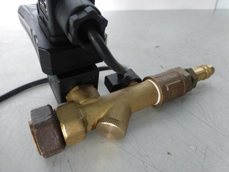 Magnetventil mit Zeitrelais für Pneumatik/Druckluft