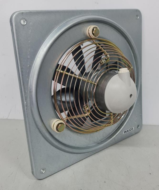 200mm Hochleistungs- Axial- Wandventilator mit quadratischer Düsenwandplatte 345x345x174mm