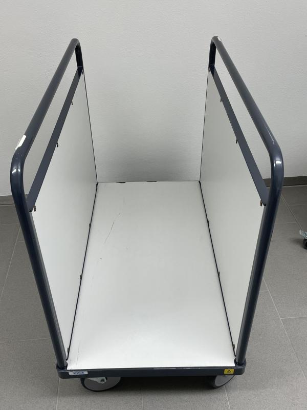 Rungenwagen, Zweiwandwagen, Transportwagen, Plattformwagen mit Seitenrungen, Seitenwandwagen