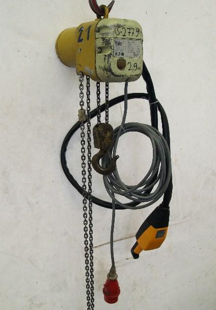 E-Kettenzug, Elektro Hubwerk, Kran Yale Eaton