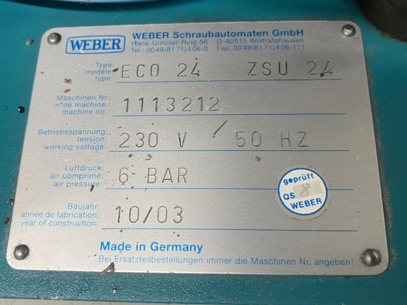 Vibrationsförderer als Schraubenzuführung mit pneumatik Schrauberstativ Eco Line