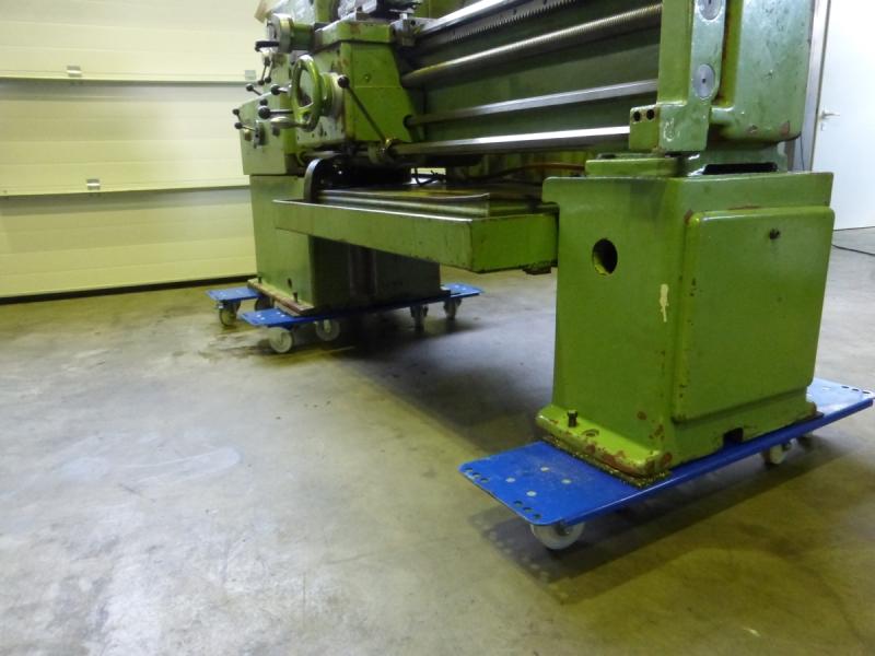 1 Paar = 2 Stück Transportroller mit je 4 Lenkrollen, Plattformwagen, Transportwagen je 1000 kg