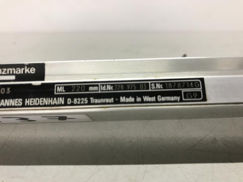 Glasmaßstab, inkrementales Längenmesssystem, Linear Scale, Maßstab mit Glaslineal für Positionsanzeige ohne Stecker