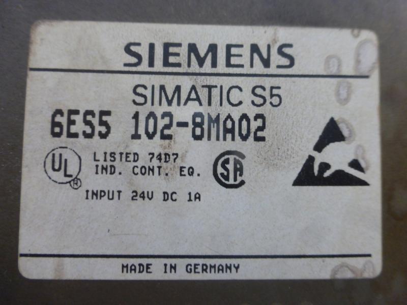 Speicherprogramierbare Steuerung SPS S5 100U CPU 102