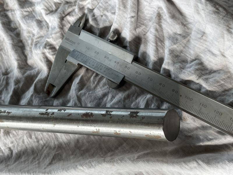 4 Stück Rundstahl Ø 18 x 500 mm, Silberstahl 1.2210, Werkzeugstahl  Rundmaterial