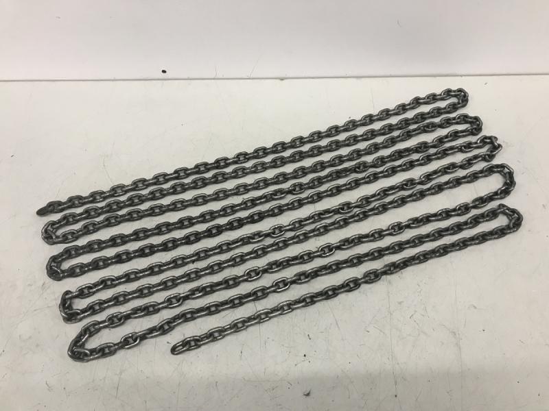 Lastkette für Kran, Anschlagkette, Gliederkette für Kettenzug DEMAG, Galvanisch verzinkte Rundstahlkette