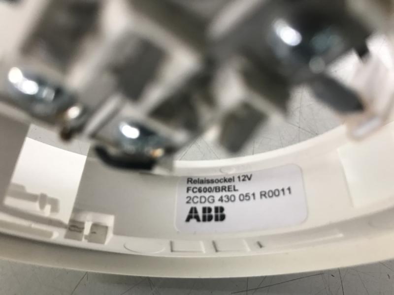 Optischer Rauchmelder, Brandmelder auf Relaissockel 12 Volt zum Anschluss an Brandmeldeanlagen
