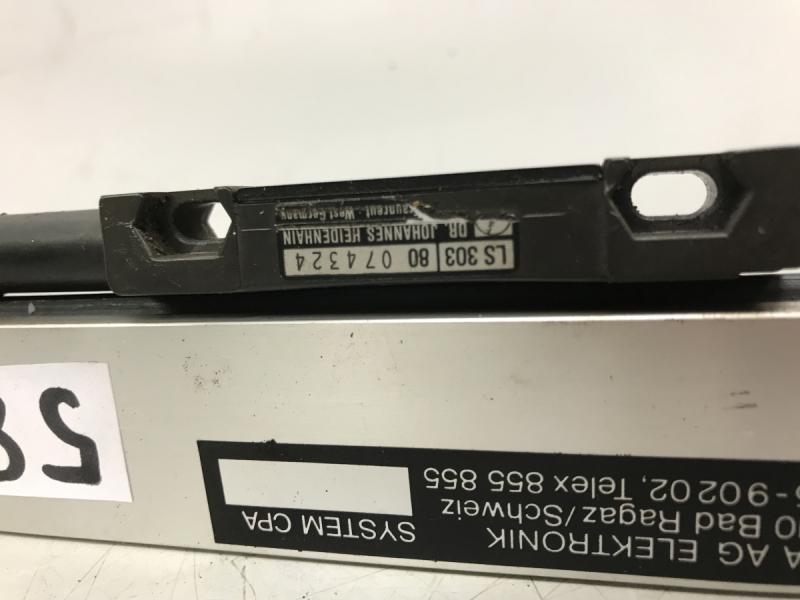 Glasmaßstab, inkrementales Längenmesssystem, Linear Scale, Maßstab mit Glaslineal für Positionsanzeige