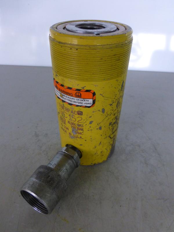 Einfachwirkender Hydraulikzylinder mit Federrückzug, Hydraulikstempel, Lukaszylinder, Maschinenheber