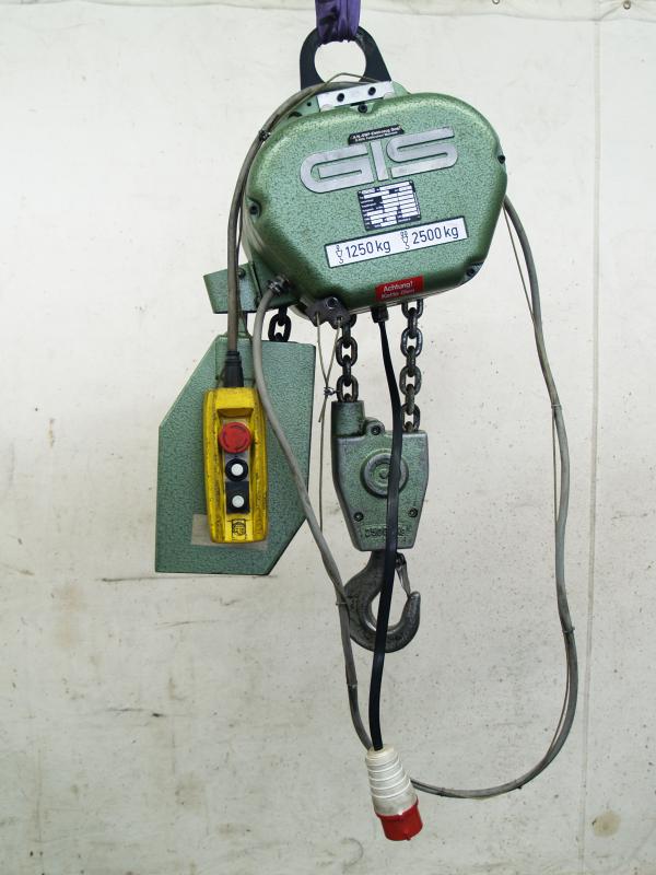 E-Kettenzug, Elektro Hubwerk, Kran 2500 kg