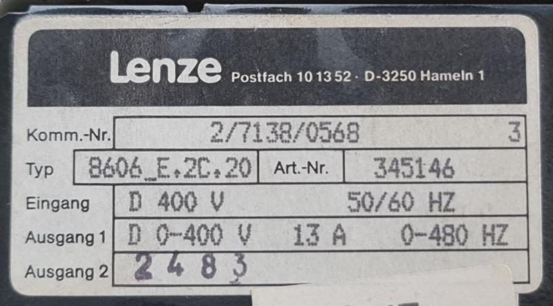 Frequenzumrichter, Antrieb- Umrichter Variante Hubwerk