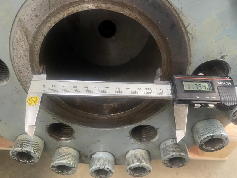 Hydraulikzylinder Doppeltwirkend, Flanschzylinder, Pressenzylinder, Presszylinder 160 Tonnen 325 bar